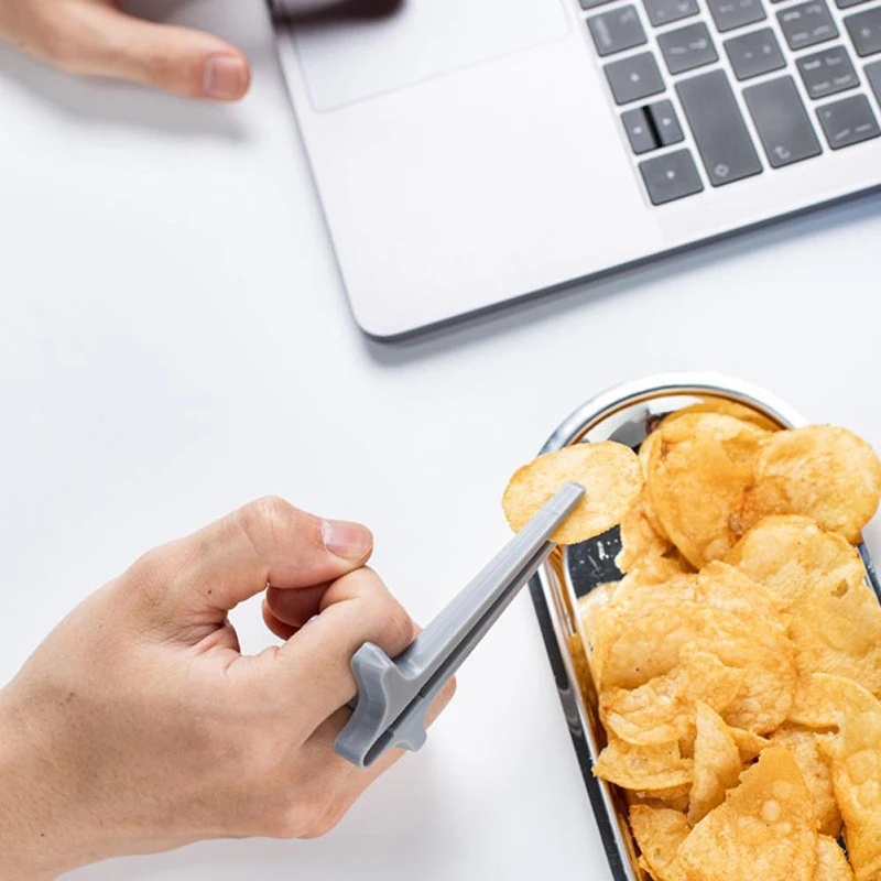 Snacks Food Video - 1PC Lazy Fingers Chopsticks - Hands-Free