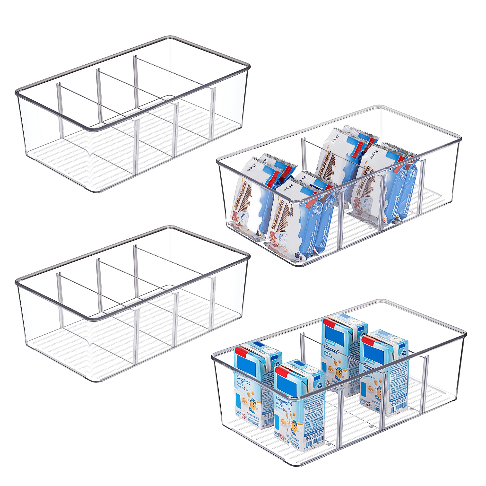 4 Compartment Food Storage Org - Food Snacks Packets 评论和价格