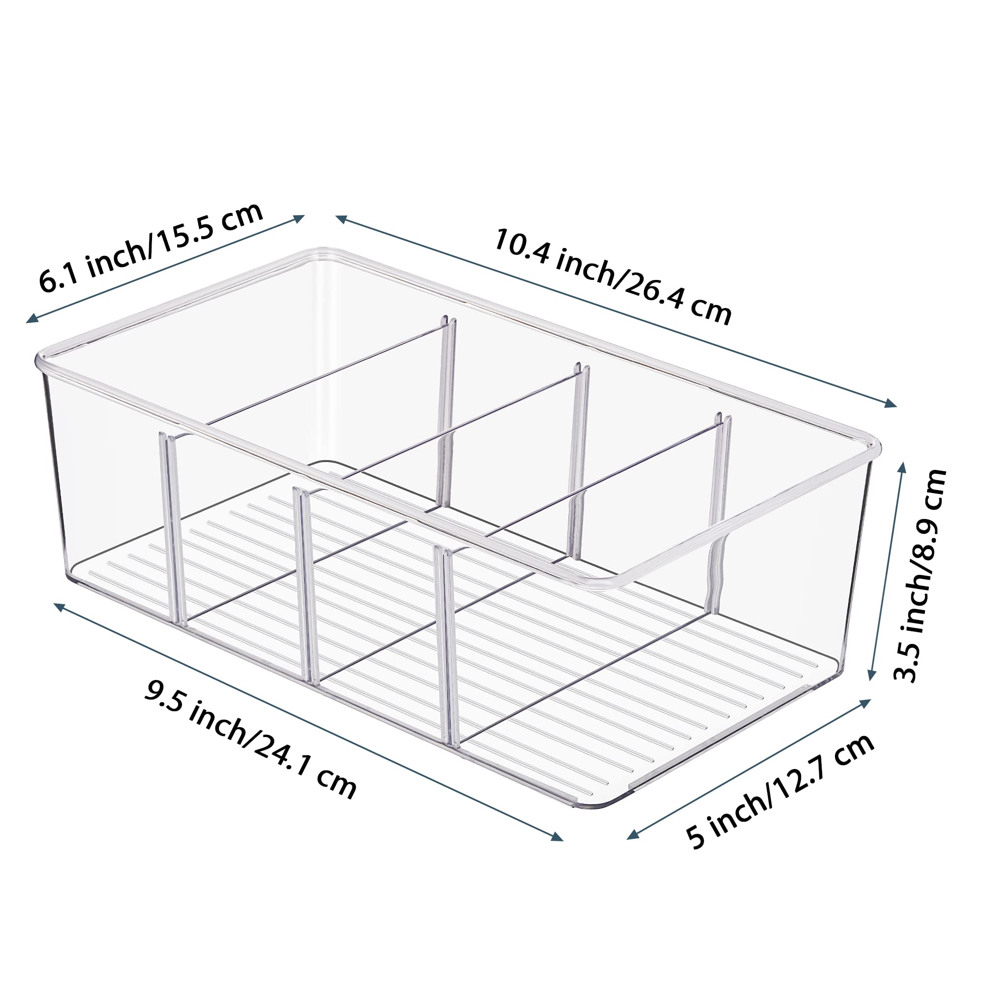 4 Compartment Food Storage Org - Food Snacks Packets 评论和价格