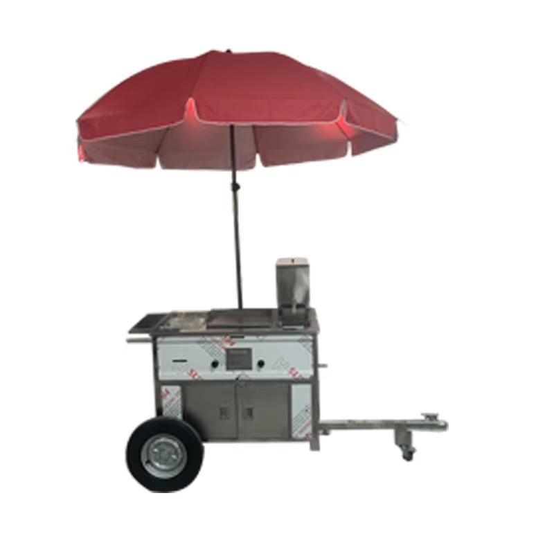Compact Mobile Snack Food Cart - Street Food Snacks 评论和价格