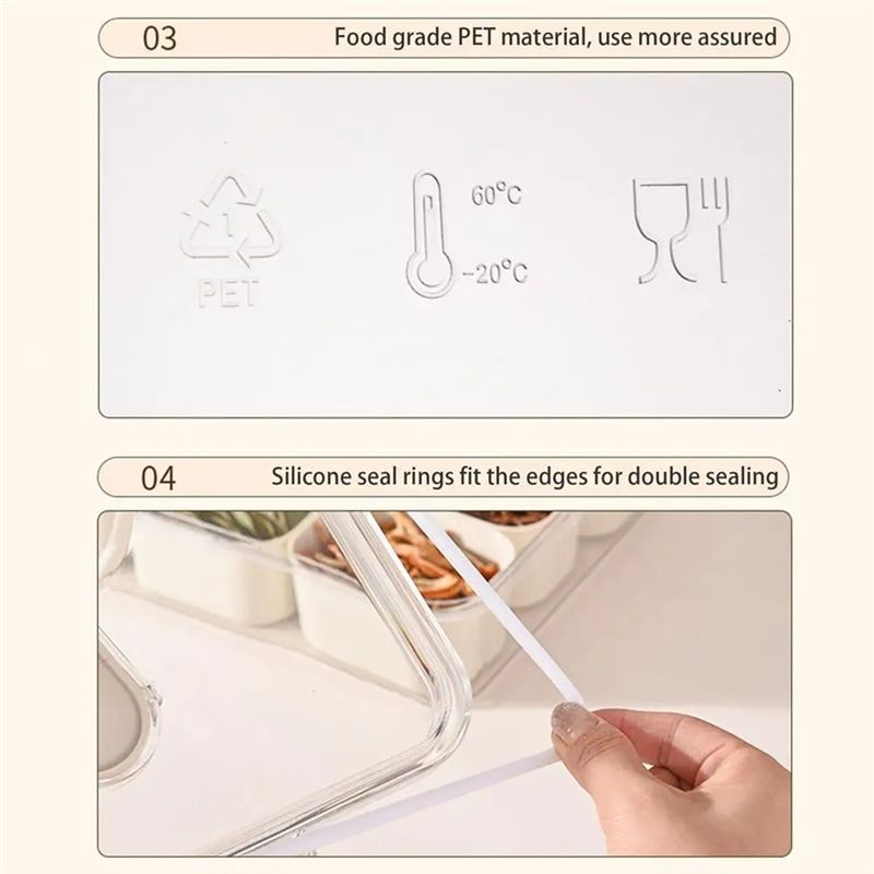 9 Compartments Divided Serving - Food Snacks Candy 评论和价格