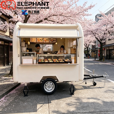 Street Vending Round Food Trai - Street Food Snacks 评论和价格