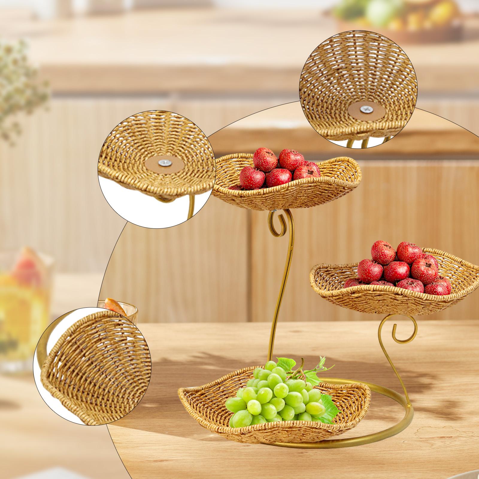 Nice Fruit Basket 3 Tiered For - Nice Food Snacks 评论和价格