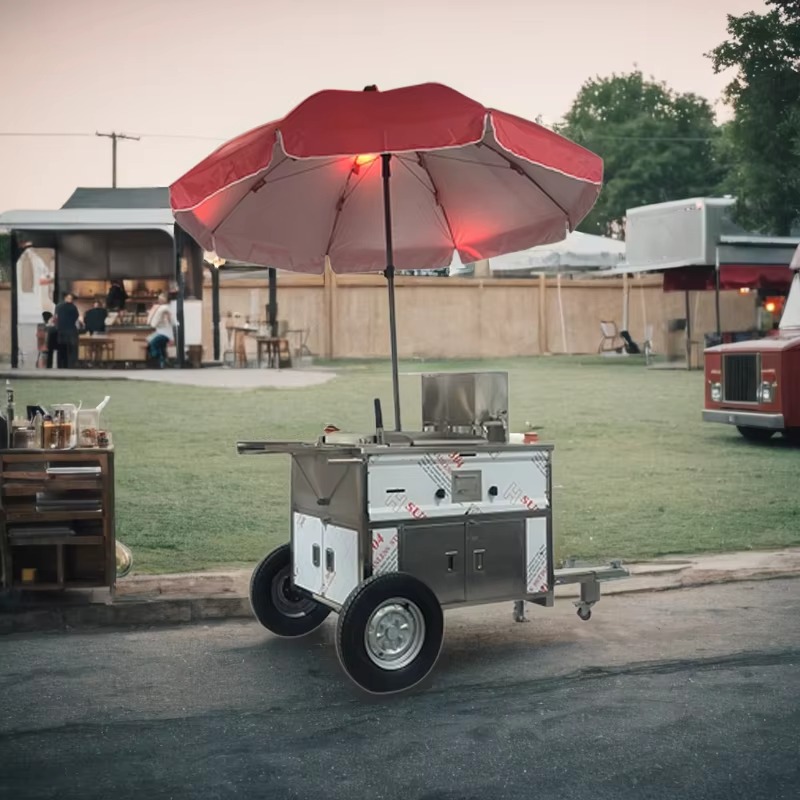 Mobile Street Snack Cart Towab - Street Food Snacks 评论和价格
