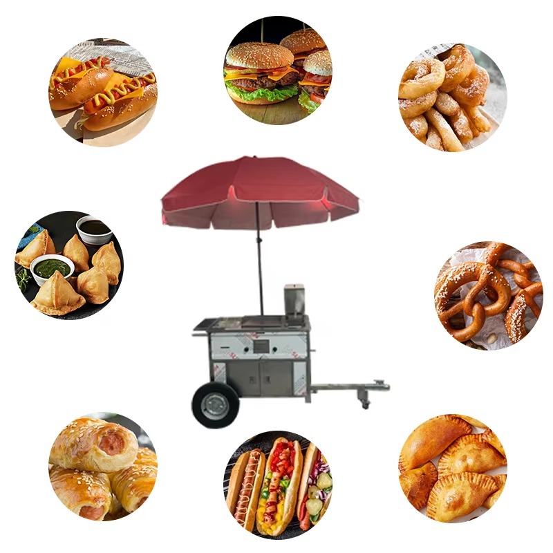 Mobile Street Snack Cart Towab - Street Food Snacks 评论和价格