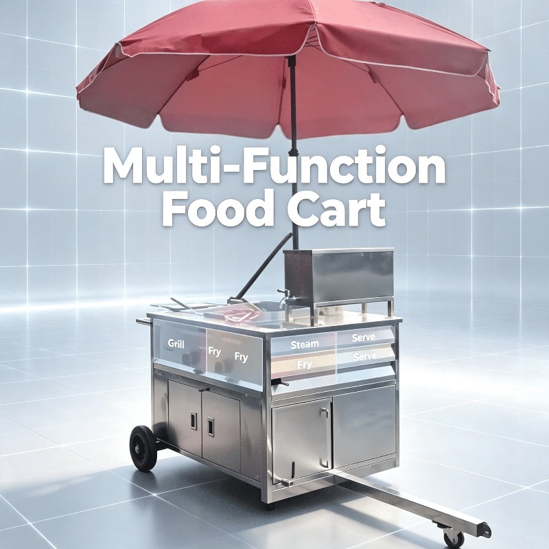 Mobile Street Snack Cart Towab - Street Food Snacks 评论和价格