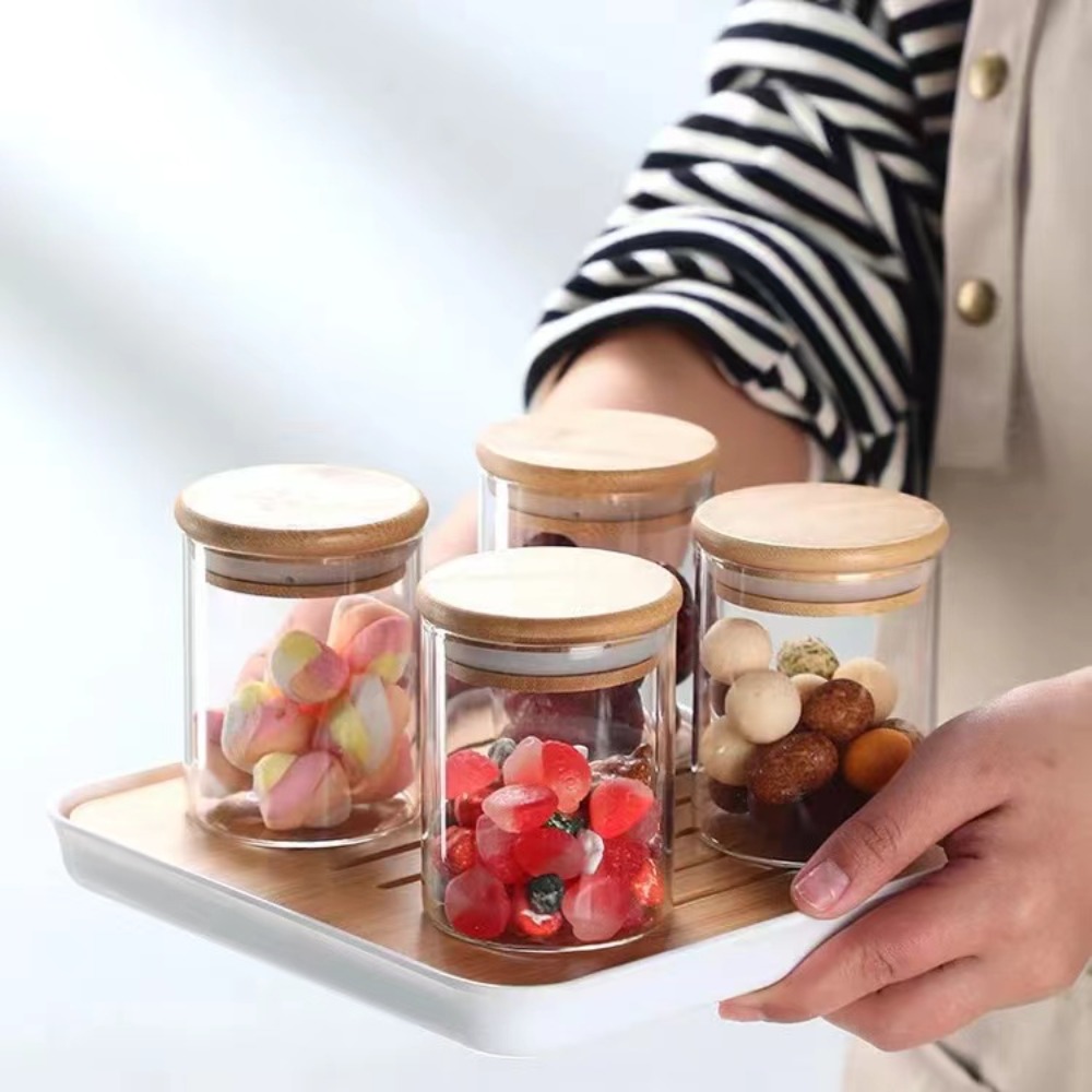 Glass Food Storage Tank with M - Food Snacks Candy 评论和价格
