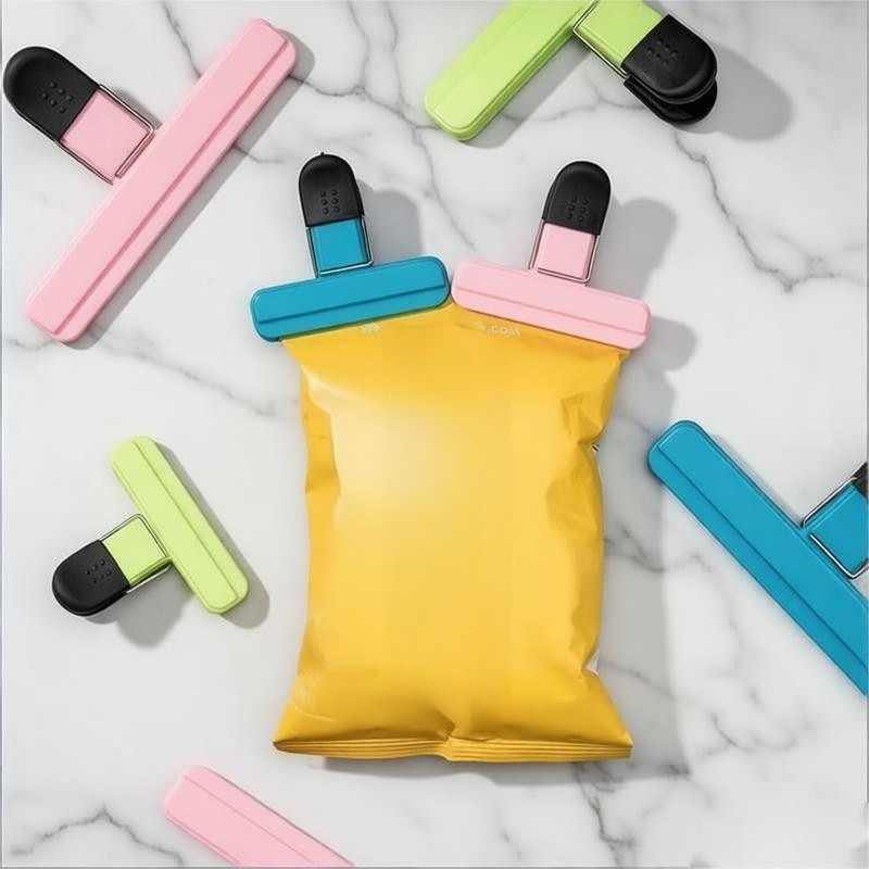 Food Sealing Clips Bag Clamps  - Food Snacks Packets 评论和价格