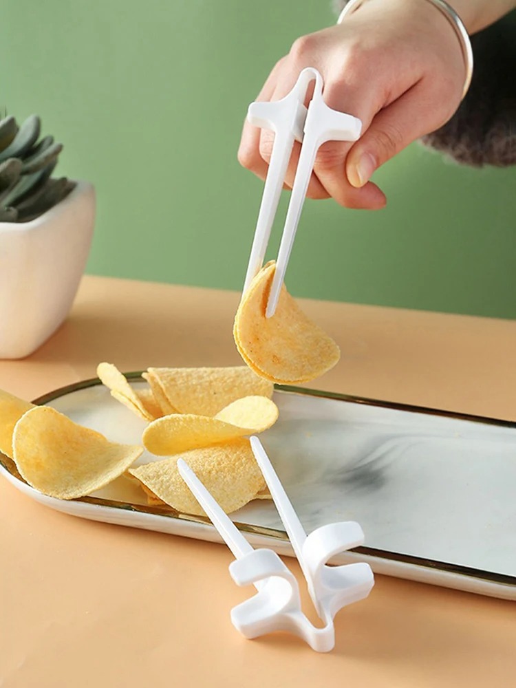 1/2/5 Pcs  Lazy Fingers Chopst - Snacks Food Video 评论和价格