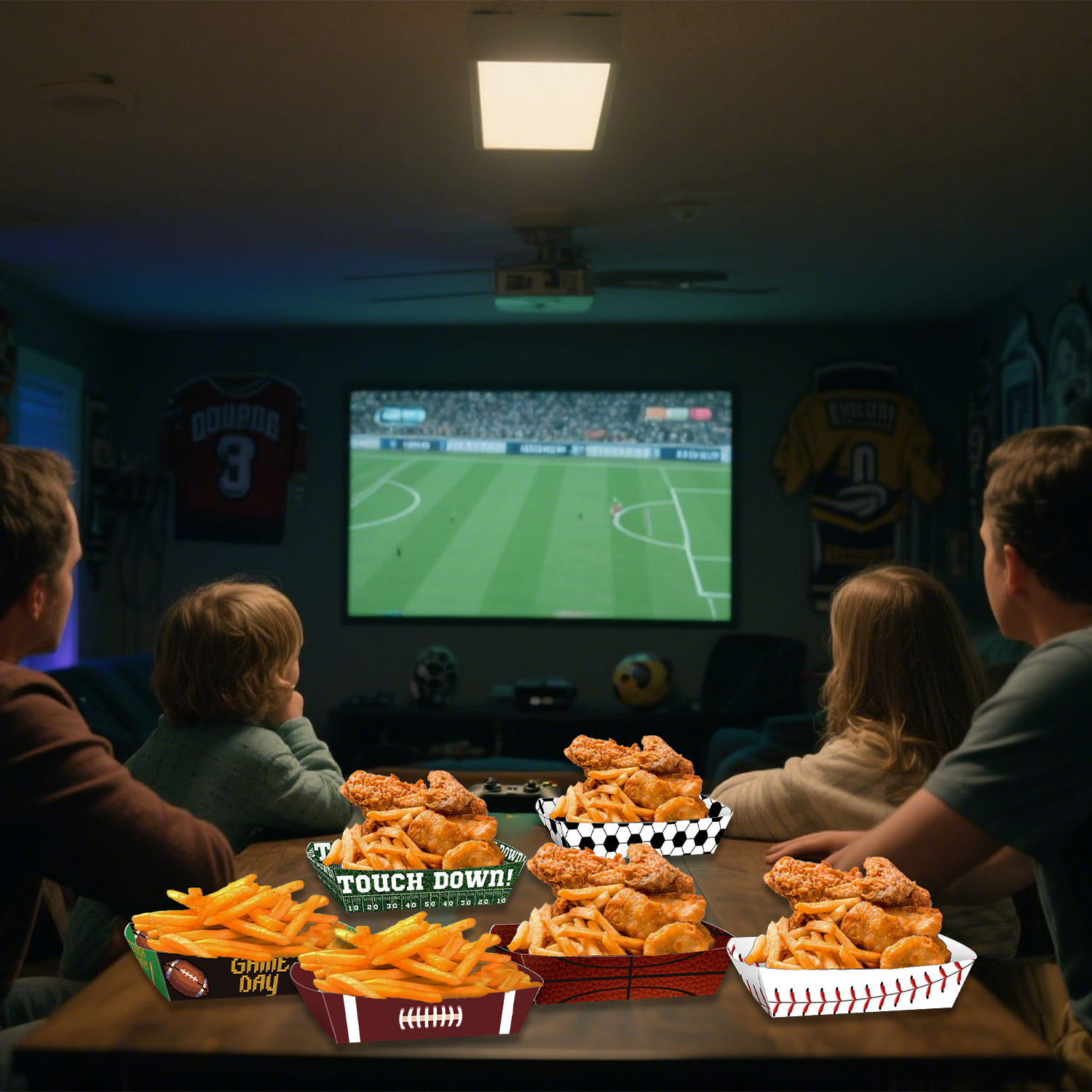 Sport Ball Food Tray Theme Par - Food Snacks Candy 评论和价格