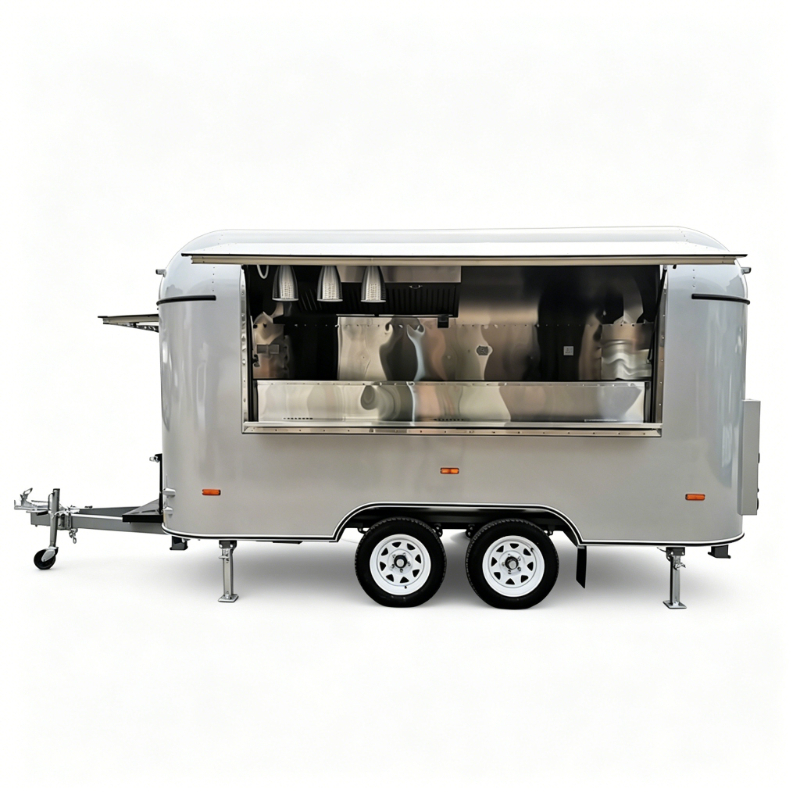 Food Truck Trailer Street Cate - Street Food Snacks 评论和价格