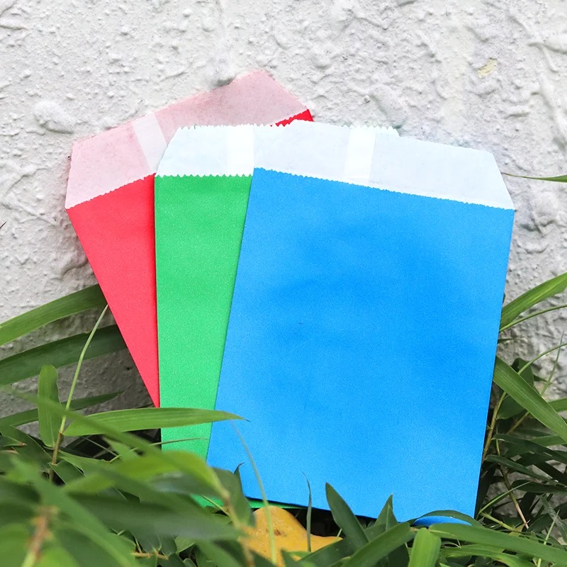 50/100pcs color Gift Kraft Pap - Food Snacks Candy 评论和价格