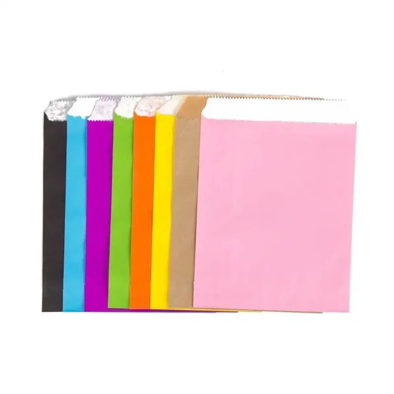 50/100pcs color Gift Kraft Pap - Food Snacks Candy 评论和价格