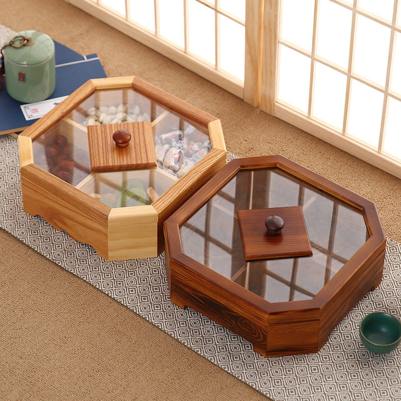 New Wood Candy Biscuit Storage - Food Snacks Candy 评论和价格