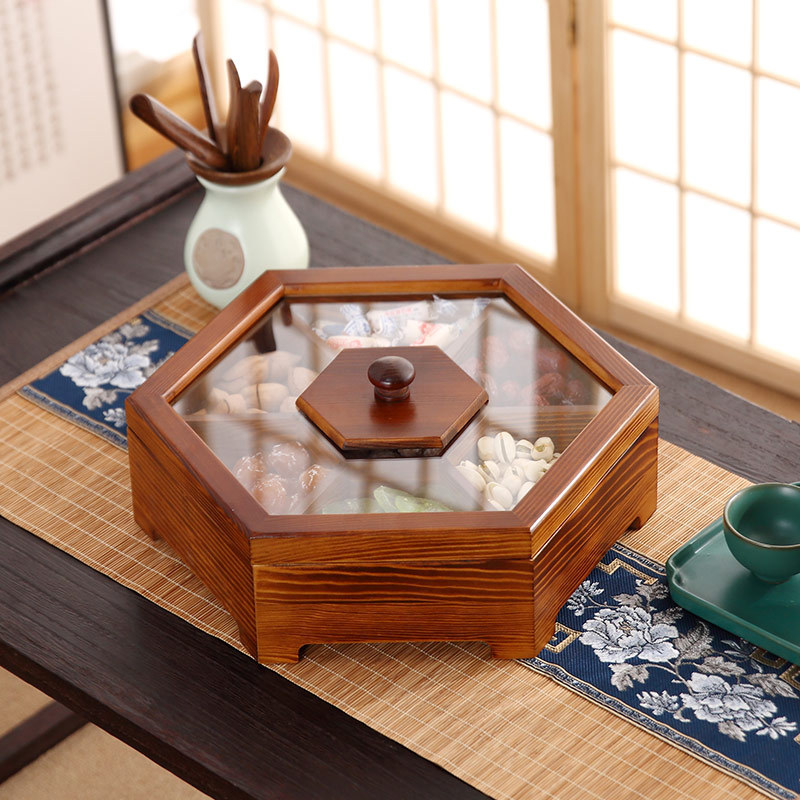 New Wood Candy Biscuit Storage - Food Snacks Candy 评论和价格